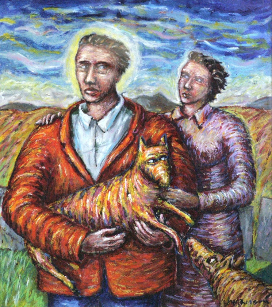 Couple With Dogs by Neil MacPherson